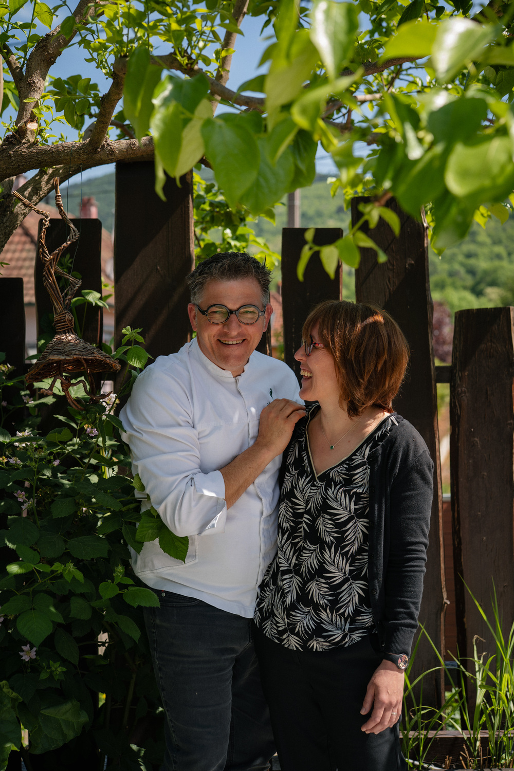 Jérôme et Marie-Laure Jaegle, les hôtes du restaurant gastronomique Alchémille